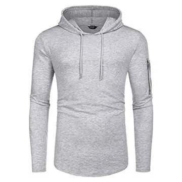 COOFANDY Men's Fashion Hoodies Long Sleeve Pullover - Soft & Stylish