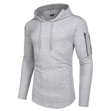COOFANDY Men's Fashion Hoodies Long Sleeve Pullover - Soft & Stylish