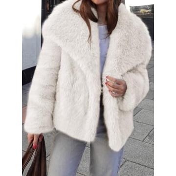 Cicy Bell Women's Warm Oversized Faux Fur Winter Jacket