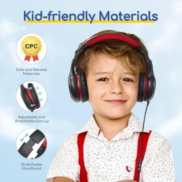 EarFun Kids Headphones with Microphone and Volume Limit