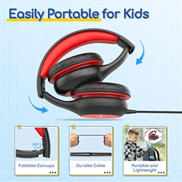 EarFun Kids Headphones with Microphone and Volume Limit