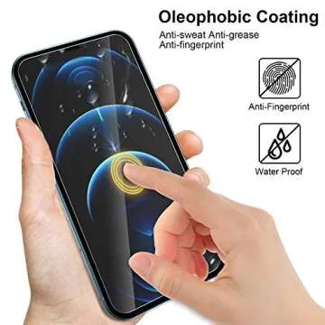 4Pack Tempered Glass Protectors for iPhone 12 PRO 5G