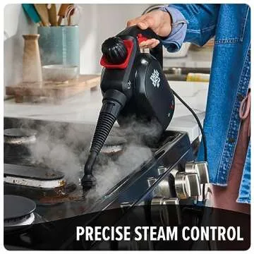 Dirt Devil 7-in-1 Handheld Steamer, Pressurized Steam Cleaner for Home Use, XL Water Tank, Includes Specialized Cleaning Tools, Portable Steam Cleaner for Bathroom, Clothes, Furniture and More