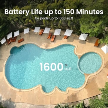 AIPER Cordless Robotic Pool Cleaner with WavePath