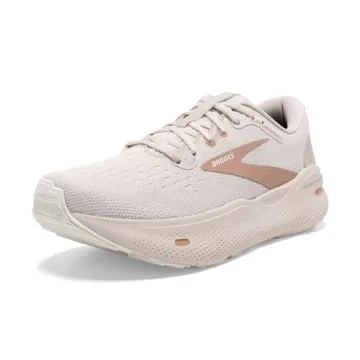 Brooks Women’s Ghost Max Cushion Neutral Running & Walking Shoe - Crystal Gray/White/Tuscany - 10 ...
