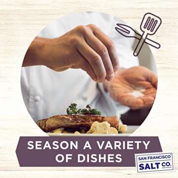 5 oz. Chef's Jar - Cyprus Flake Salt by San Francisco Salt Company