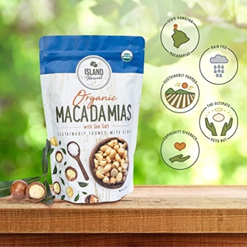 Island Harvest Organic Macadamia Nuts with Sea Salt