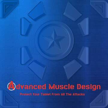 Protective TIMISM iPad Case for Kids - Blue+Red