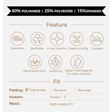 Aoxjox Contour Seamless Workout Biker Shorts for Women Tummy Control High Waisted Athletic Booty Running Yoga Short 5" (Satellite Marl, X-Small)