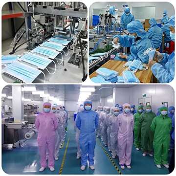 100pcs Adult Black Disposable Face Masks 3 Layer Non-Woven Masks with Soft Elastic Earloop