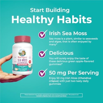 MaryRuth's Vegan Sea Moss Gummies Non-GMO Sugar-Free