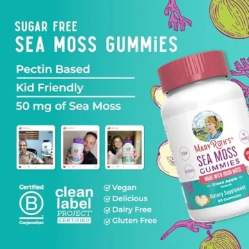 MaryRuth's Vegan Sea Moss Gummies Non-GMO Sugar-Free