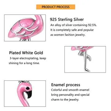 Stylish Flamingo Earrings for Women Hypoallergenic Jewelry
