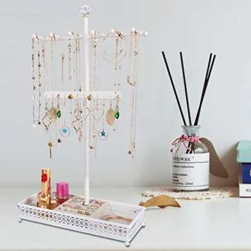 Elegant Jewelry Organizer | Meangood 3-in-1 Display Stand