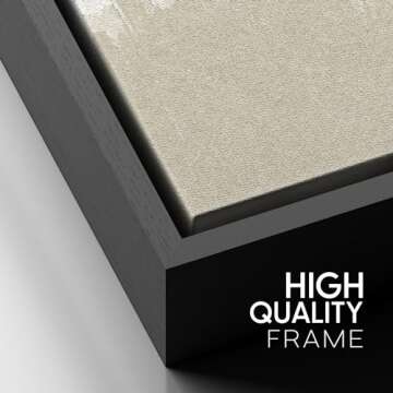 SIGNFORD Abstract Canvas Print Framed Art 24x36