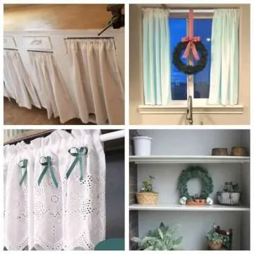 Goodtou Adjustable Tension Rods 28-48 Inch for Curtains