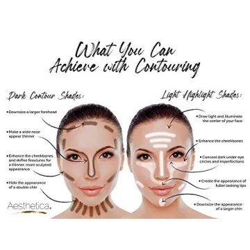 Aesthetica Cream Contour Makeup Kit - Vegan & Versatile