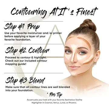 Aesthetica Cream Contour Makeup Kit - Vegan & Versatile
