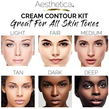Aesthetica Cream Contour Makeup Kit - Vegan & Versatile