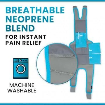 Vive Knee Ice Pack Wrap for Pain Relief and Recovery