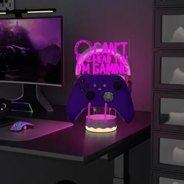 3D Gamepad Stand with Color Changing LED Night Light