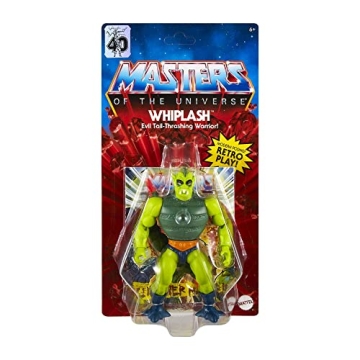 MOTU Whiplash Action Figure with 16 Joints and Comic Book