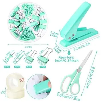 Eco Green Office Supplies Kit for Home and Office