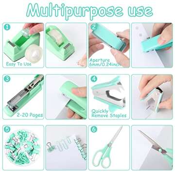 Eco Green Office Supplies Kit for Home and Office