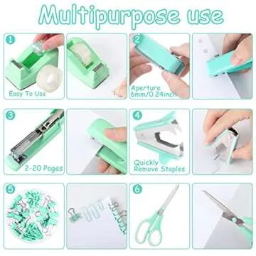 Eco Green Office Supplies Kit for Home and Office