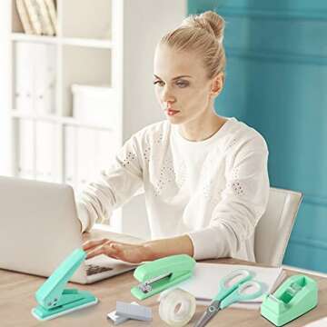 Eco Green Office Supplies Kit for Home and Office