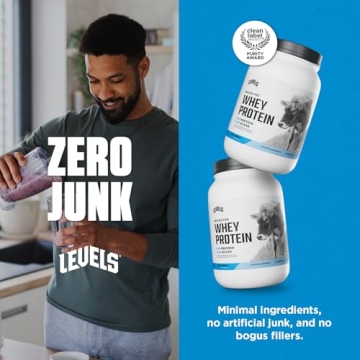 Levels Grass Fed Whey Protein, 25G Protein, No Artificials