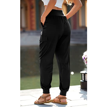 PRETTYGARDEN Women's Stylish Yoga Harem Joggers 2023