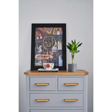 FILTA 10 Pack 5 Inch(128mm) Hole Center Antique Brass Cabinet Cup Pulls,Vintage Cabinet Handles Knobs Zinc Alloy Cabinet Hardware for Kitchen Cabinets and Dresser Drawers