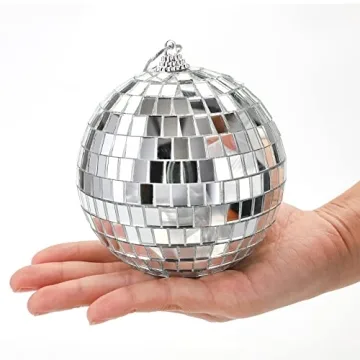 Suwimut 9 Pack Mirror Disco Balls for Parties and Decor