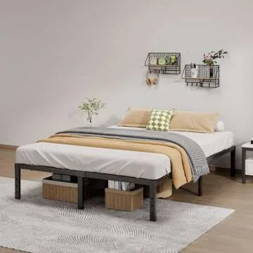 Sturdy LUMUNANCE Metal Bed Frame Full Size for Comfort