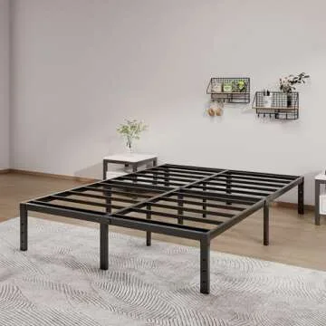 Sturdy LUMUNANCE Metal Bed Frame Full Size for Comfort