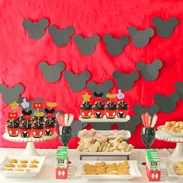 Mickey Cupcake Toppers Wrappers Perfect for Kids Parties