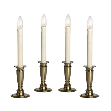 Celestial Lights Battery Operated Window Candles Set of 4