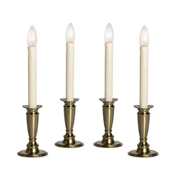 Celestial Lights Battery Operated Window Candles Set of 4