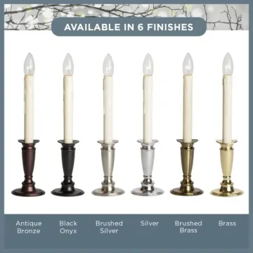 Celestial Lights Battery Operated Window Candles Set of 4