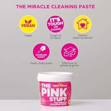 Stardrops – The Pink Stuff Ultimate Cleaning Pack – Miracle Cleaning Paste, Multi-Purpose Spray & Bathroom Foam – Cuts Grease, Removes Stains, Cleans Kitchens, Bathrooms, and More