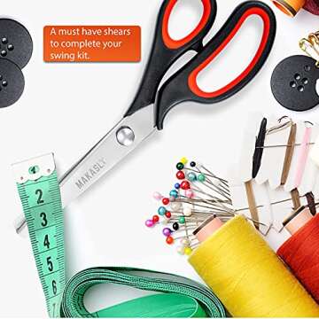 Makasla Pinking Shears for Crafting and Sewing