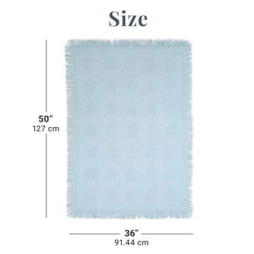 Let's Make Memories Personalized Honeycomb Baby Blanket - Pink- New Baby- Baby Shower- Welcome Baby- 36x50