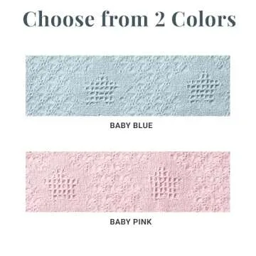 Let's Make Memories Personalized Honeycomb Baby Blanket - Pink- New Baby- Baby Shower- Welcome Baby- 36x50