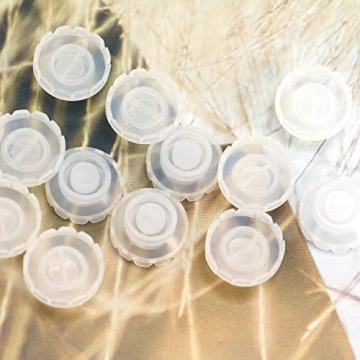 JETEHO 200 Pcs Eyelash Extension Glue Holder For Fast Use