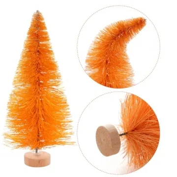 Yookat 48 Mini Christmas Trees for Holiday Decorating