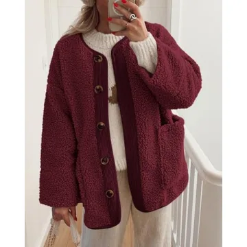 Stylish Pretty Garden Women's Fleece Jacket for Winter