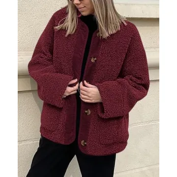 Stylish Pretty Garden Women's Fleece Jacket for Winter