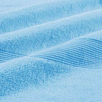 Belizzi Home 4 Pack Bath Towel Set 27x54, 100% Ring Spun Cotton, Ultra Soft Highly Absorbent Machine...