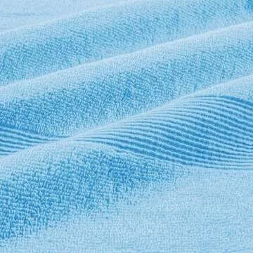 Belizzi Home 4 Pack Bath Towel Set 27x54, 100% Ring Spun Cotton, Ultra Soft Highly Absorbent Machine...